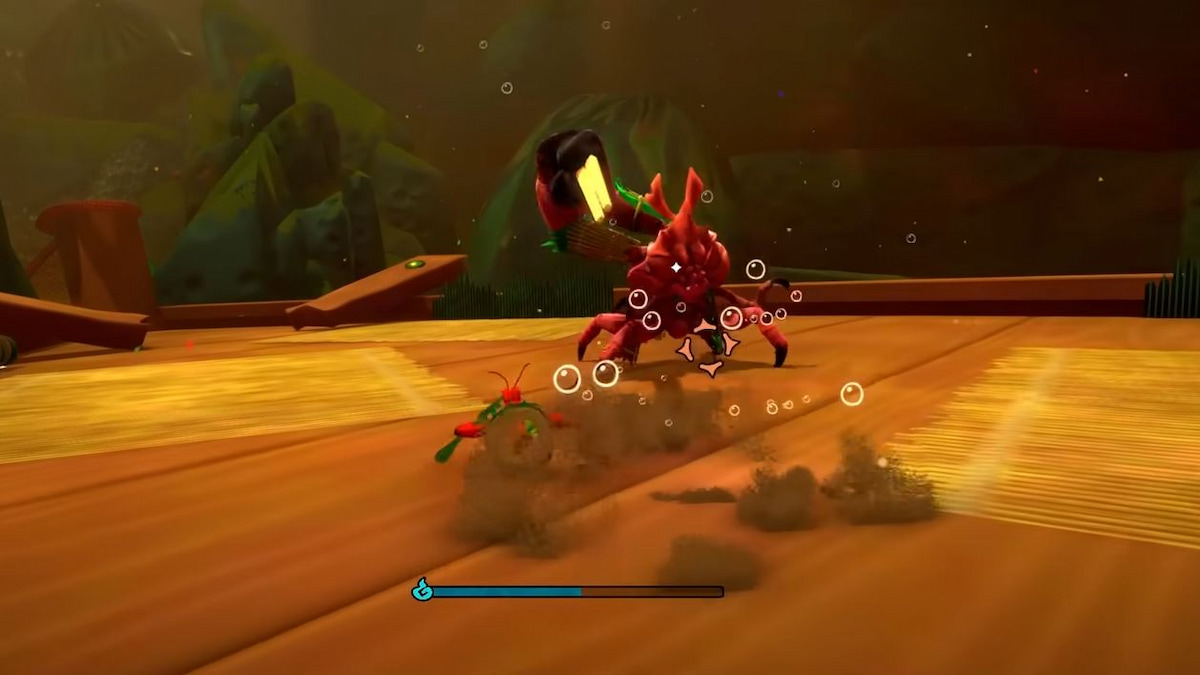 samurai crab boss fight in another crabs treasure