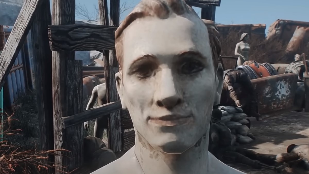 Smiling mannequin in Fallout 4