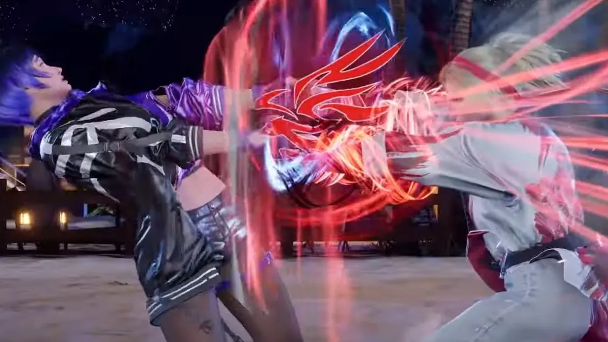 Lidia punching Reina in Tekken 8